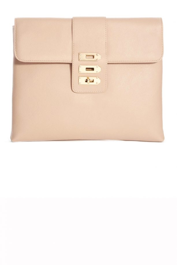 ASOS Clutch Bag With Triple Turn Lock, £18