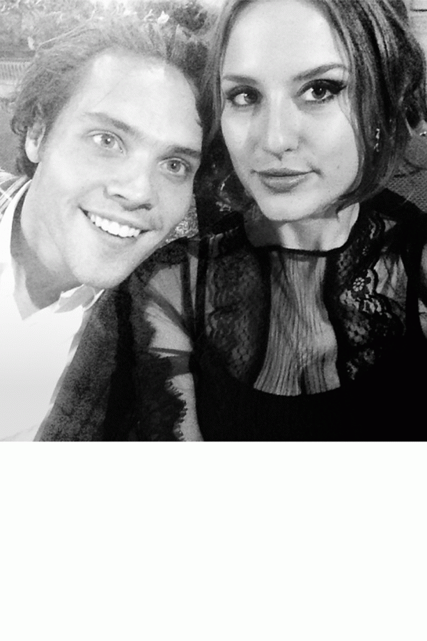 Andy Jordan And Lucy Watson Have Some Selfie Time, 2013