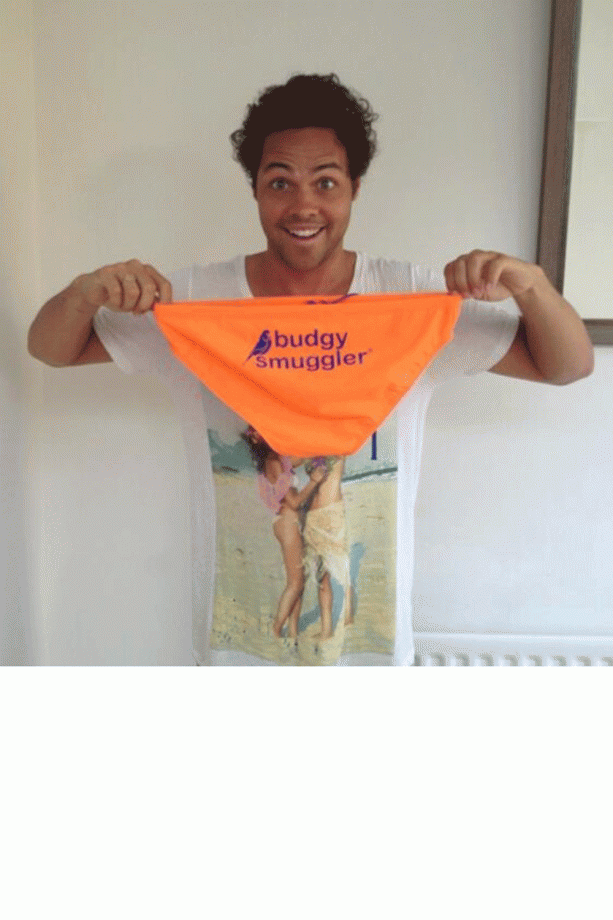 Andy Jordan Reveals His Skimpy Beachwear, 2013