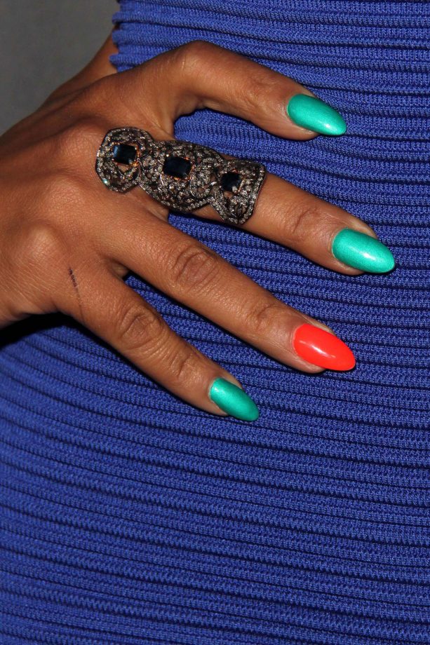 Party Nails: Christina Milian's Colour Pop
