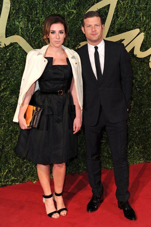 Dermot O'Leary and Dee Koppang at The British Fashion Awards 2013