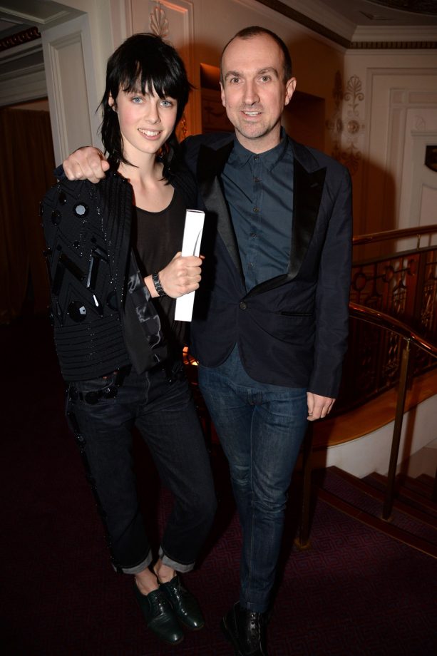 Edie Campbell and Tim Walker at The British Fashion Awards 2013