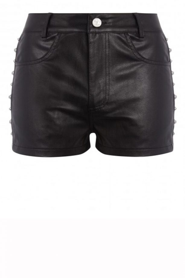 Motel Faux Leather Shorts, £12