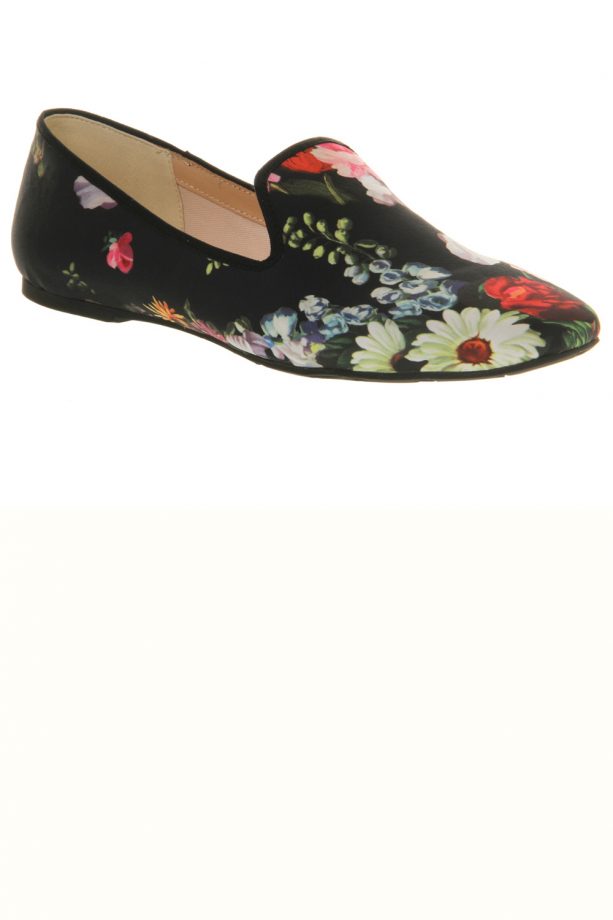 Ted Baker Floorel Slip On Loafer Black Multi Satin Loafers, £80