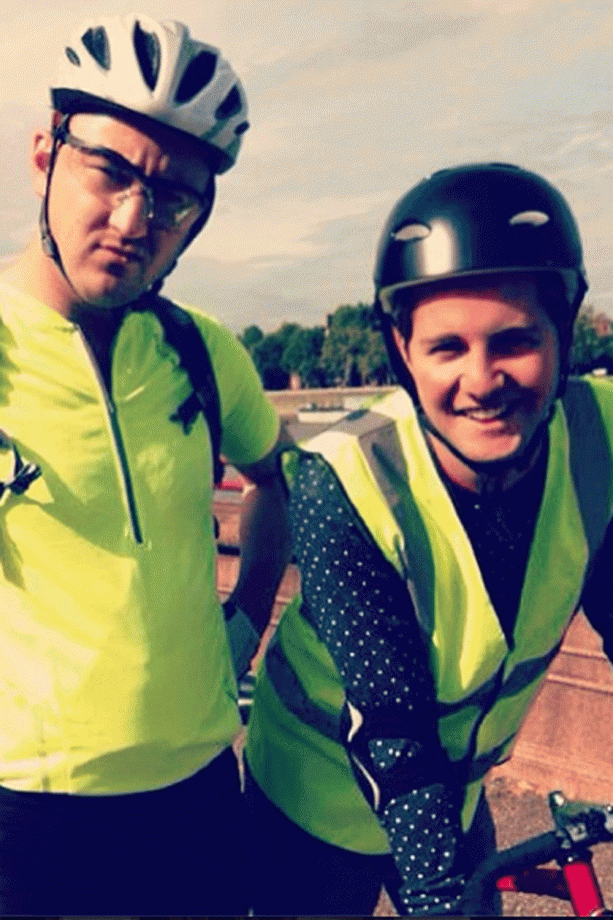 Francis Boulle And Stevie Thompson Go On A Bonding Bike Ride, 2013