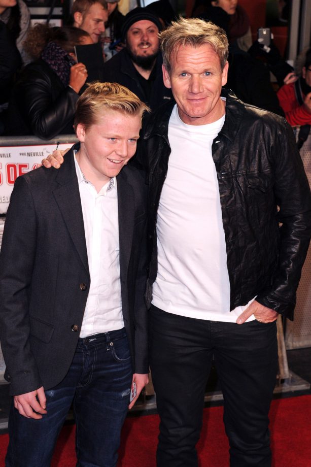 Gordon Ramsay Brought Along His Son Jack For The Premiere of 'The Class of '92'
