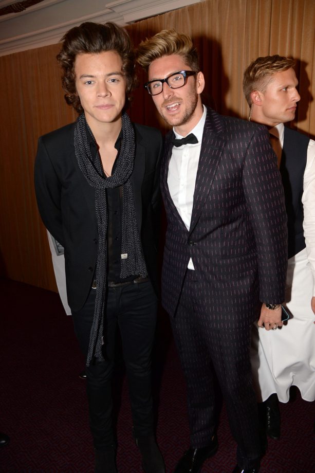 Harry Styles and Henry Holland at The British Fashion Awards 2013
