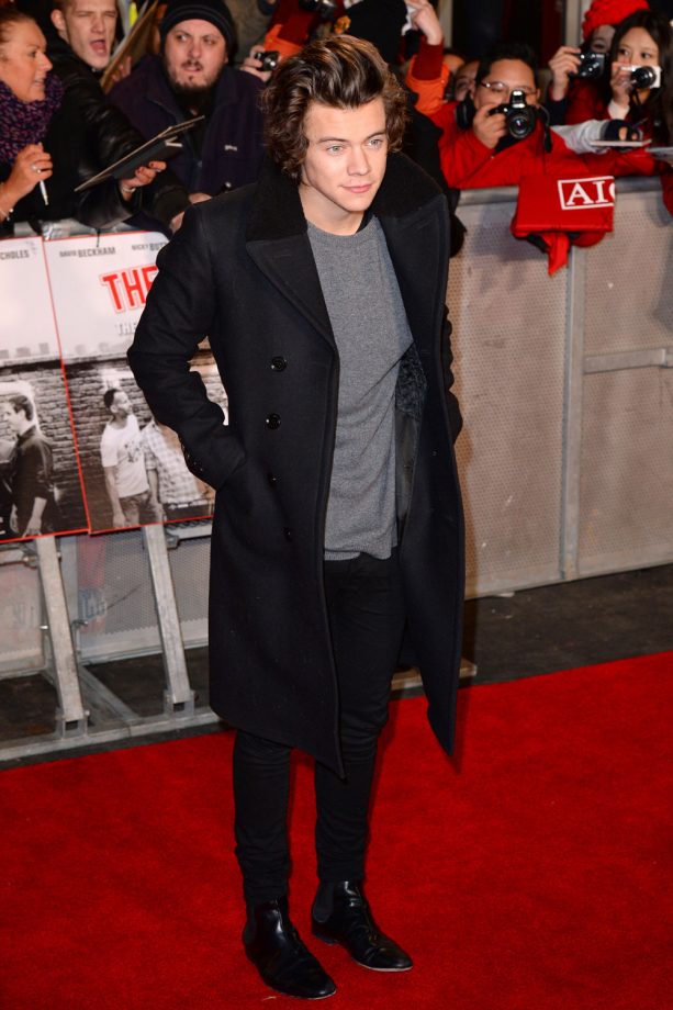 Harry Styles Looked Dapper at 'The Class of '92 Premiere'