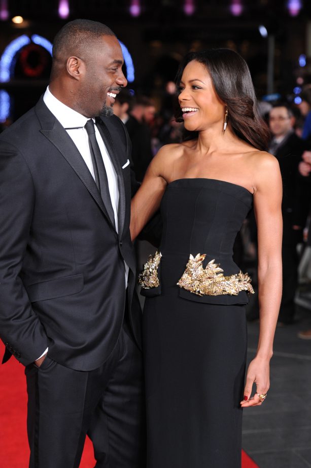 Idris Elba and Naomie Harris At The The 'Mandela: Long Walk To Freedom' Premiere