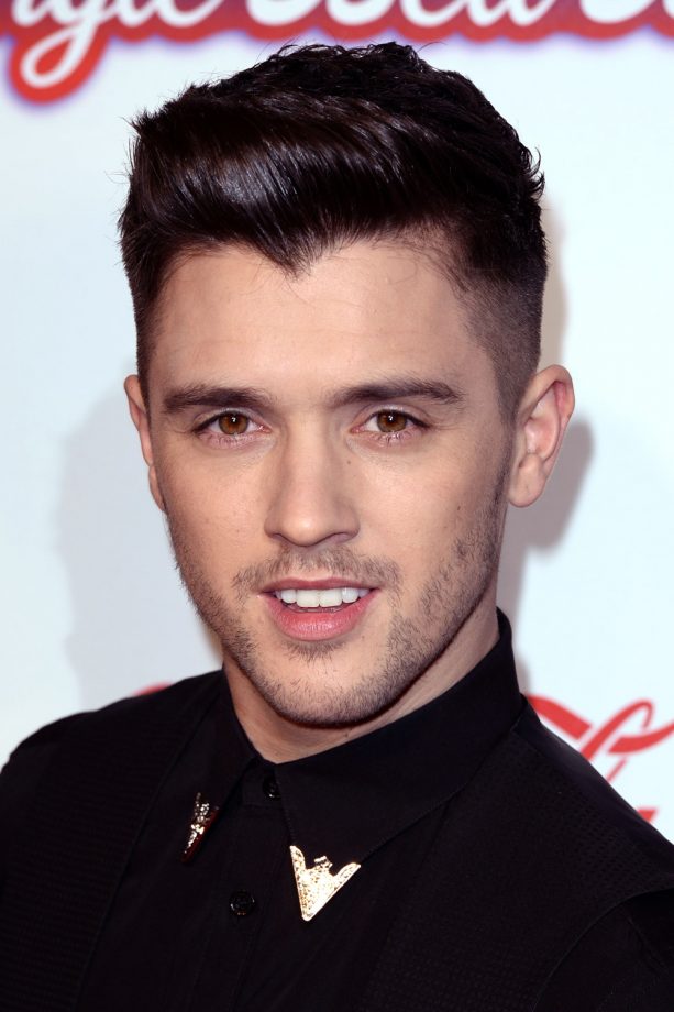 JJ Hamblett With Collar Detailing At The Jingle Bell Ball