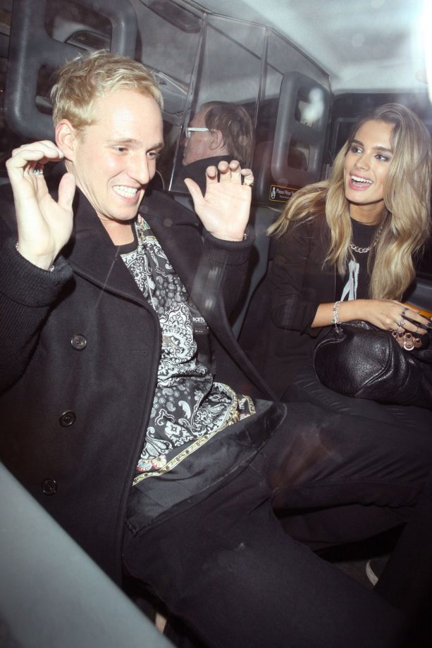 Jamie Laing Has Some Fun In The Taxi After Leaving Bodo's Schloss In London