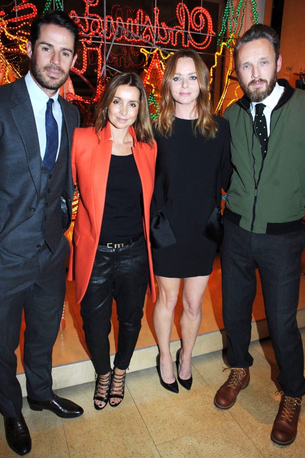 Jamie Redknapp, Louise Redknapp, Stella McCartney and Alasdhair Willis At The Stella McCartney Christmas Lights Ceremony