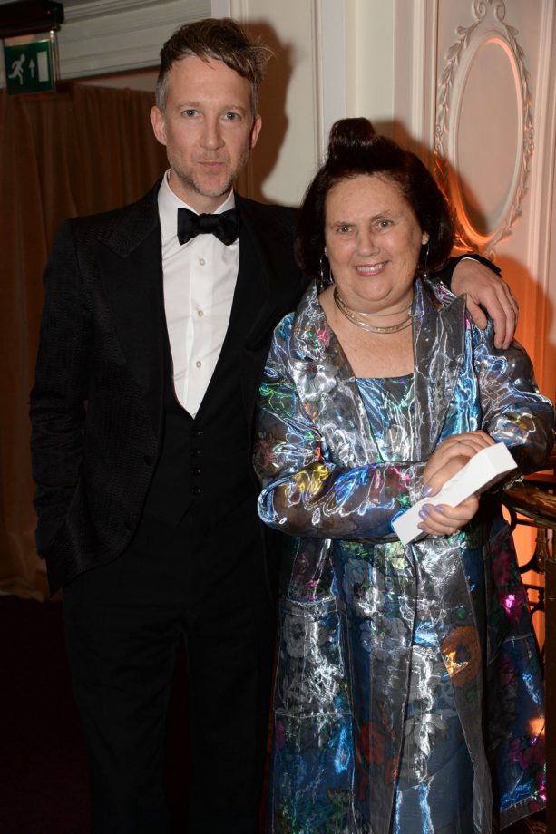 Jefferson Hack and Suzy Menkes at The British Fashion Awards 2013