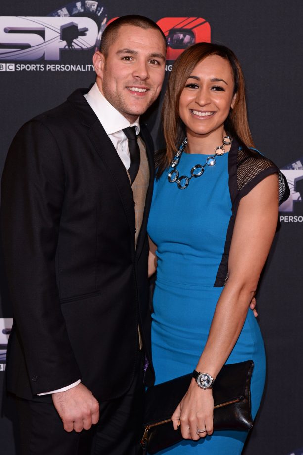 Jessica Ennis With Husband Andy At The BBC Sports Personality of the Year Awards, Leeds.jpg