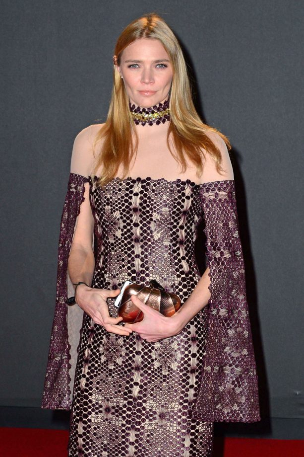 Jodie Kidd Dress at The British Fashion Awards 2013