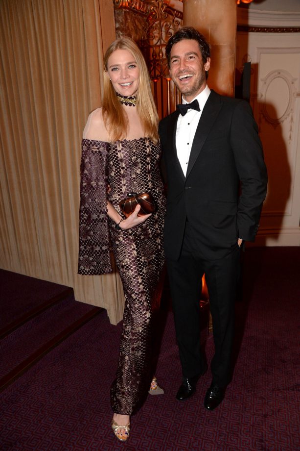 Jodie Kidd and Robert Konjic at The British Fashion Awards 2013