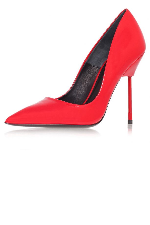 Kurt Geiger Britton Metal Heel Pointed Stiletto, £250