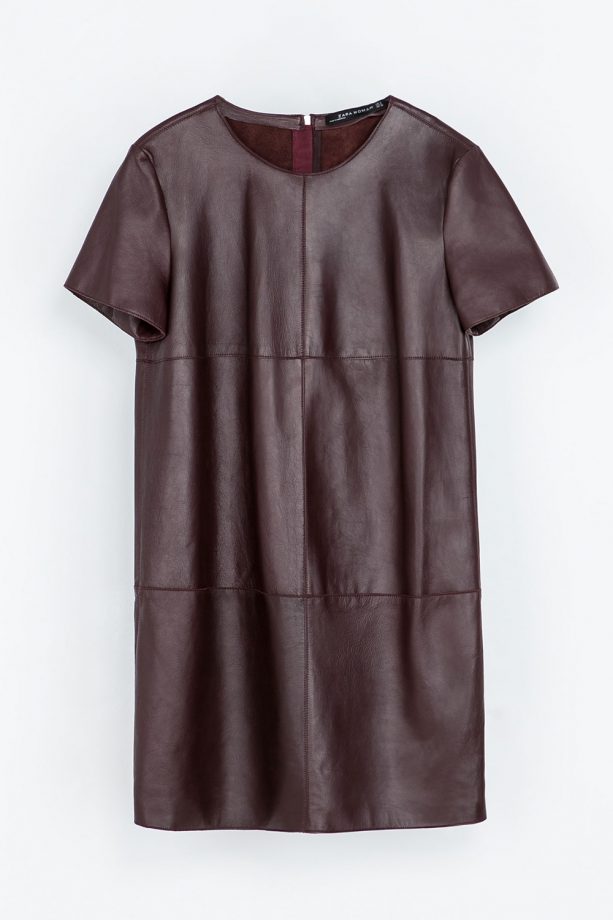 Zara Leather Dress, £129