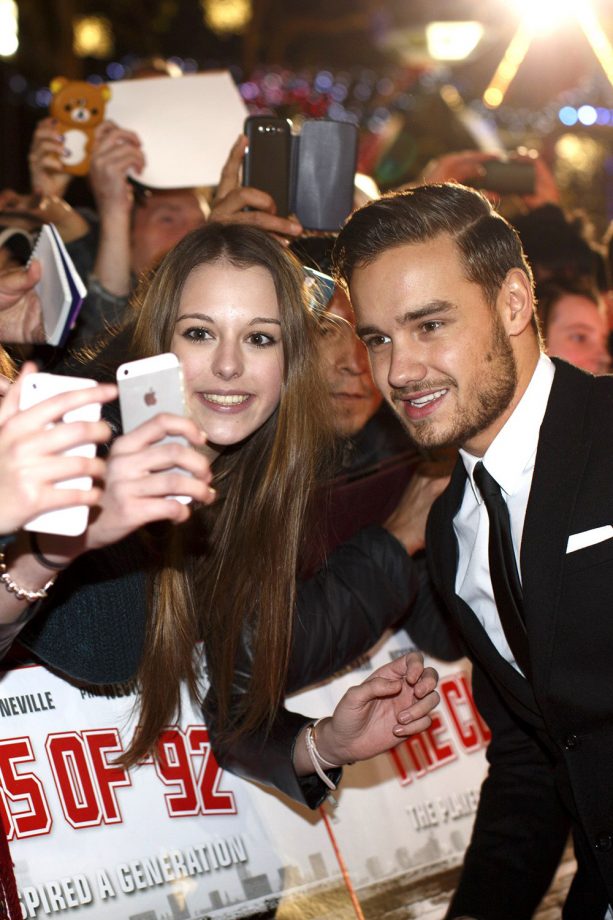 Liam Payne Poses For Fan Pics at 'The Class of '92 Film Premiere'