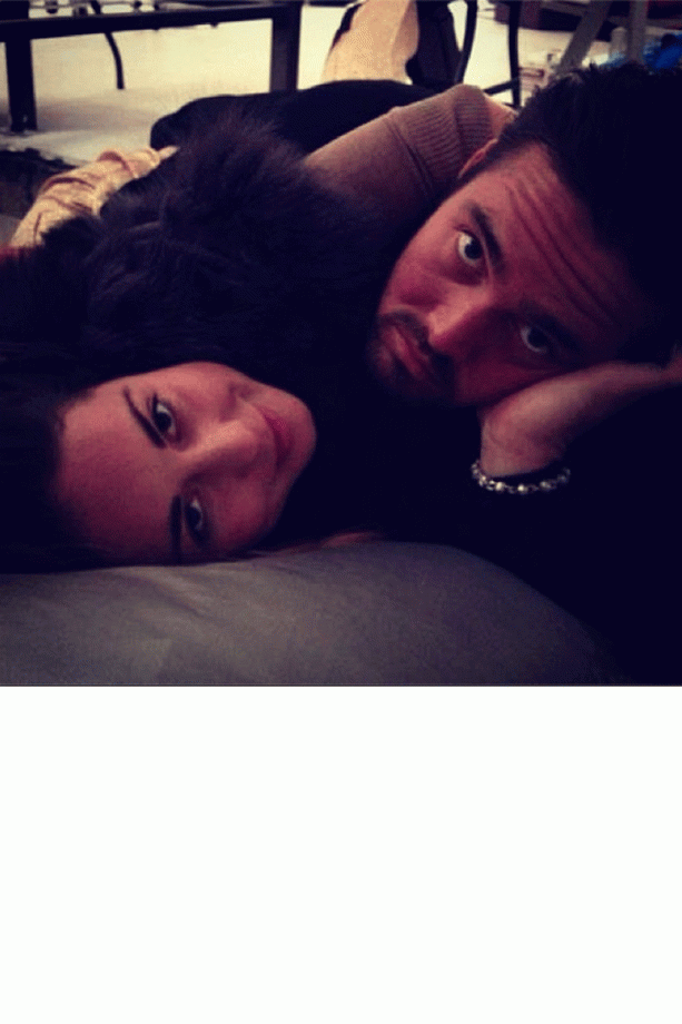 Louise Thompson And Spencer Matthews Cosy Up, 2012