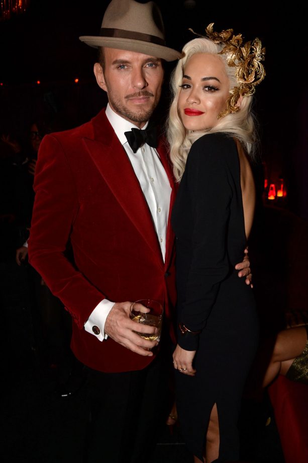 Luke Goss And Rita Ora At The Playboy 60th Anniversary Party