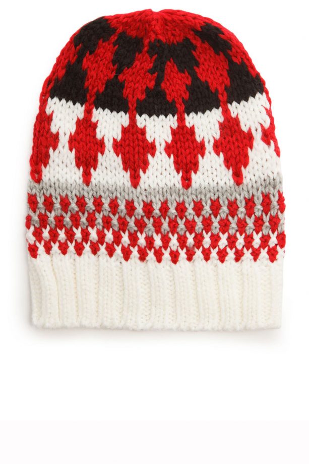 Mango Fairisle Knit Beanie, £17.99