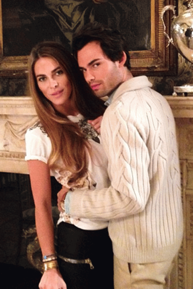 Mark Francis And Victoria Pose For The Cameras, 2013