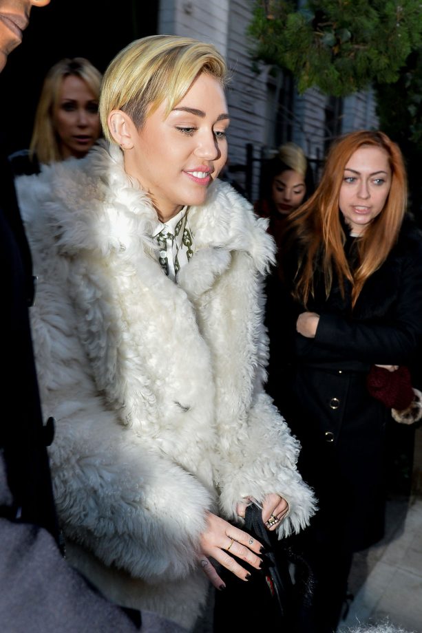 Miley Cyrus Out And About In New York