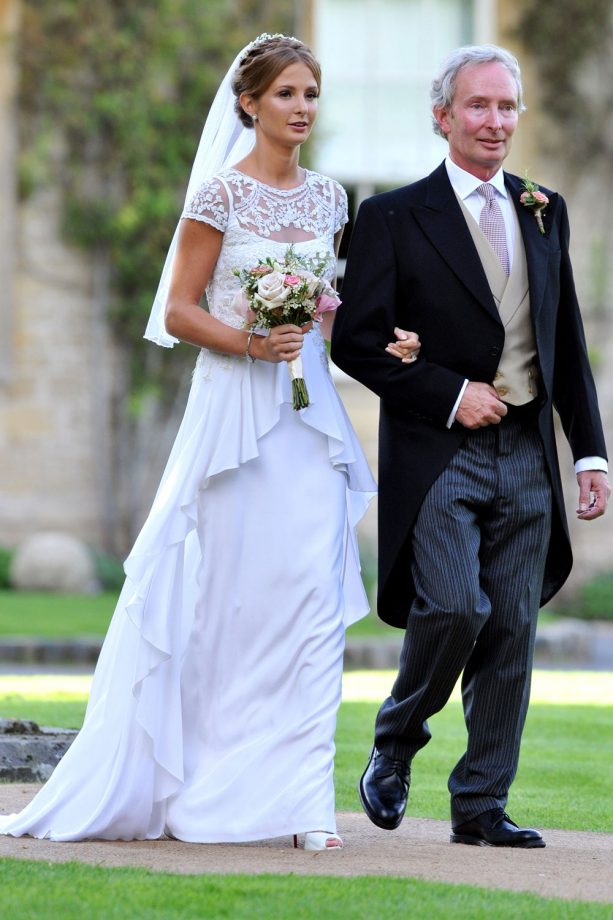 Millie Mackintosh Stuns In Her Two-Tier Bridal Gown