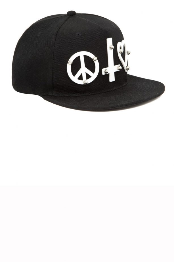 Missguided Peace Cross Love Cap, £11.99