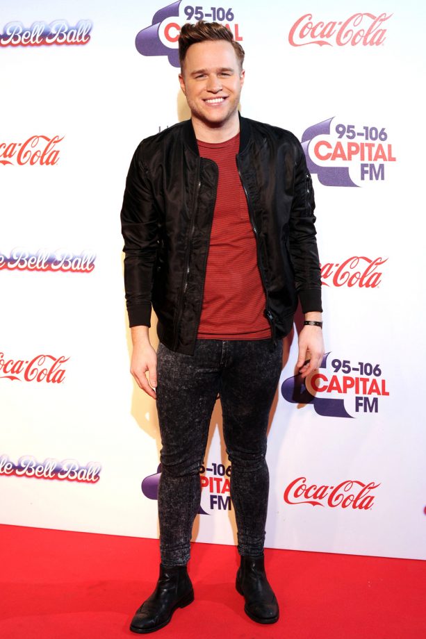 Olly Murs Being Cheeky On The Red Carpet At The Jingle Bell Ball