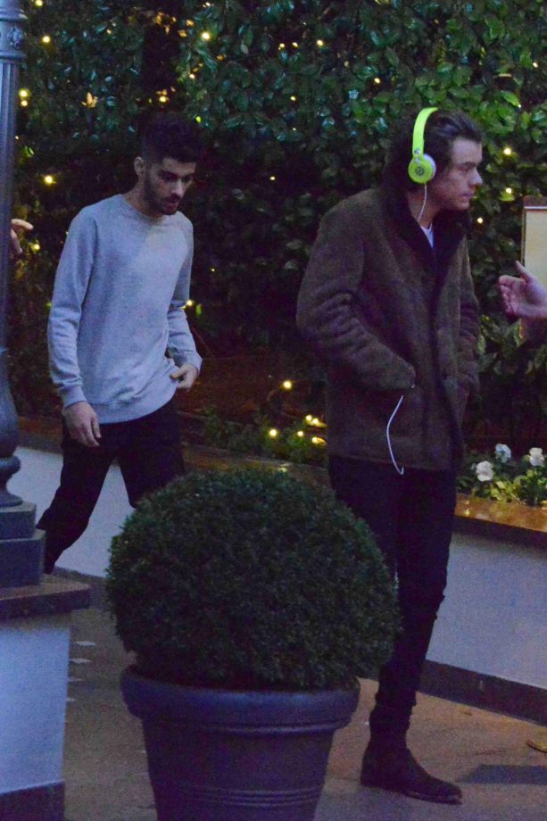Zayn Malik And Harry Styles Out And About In Milan, Italy