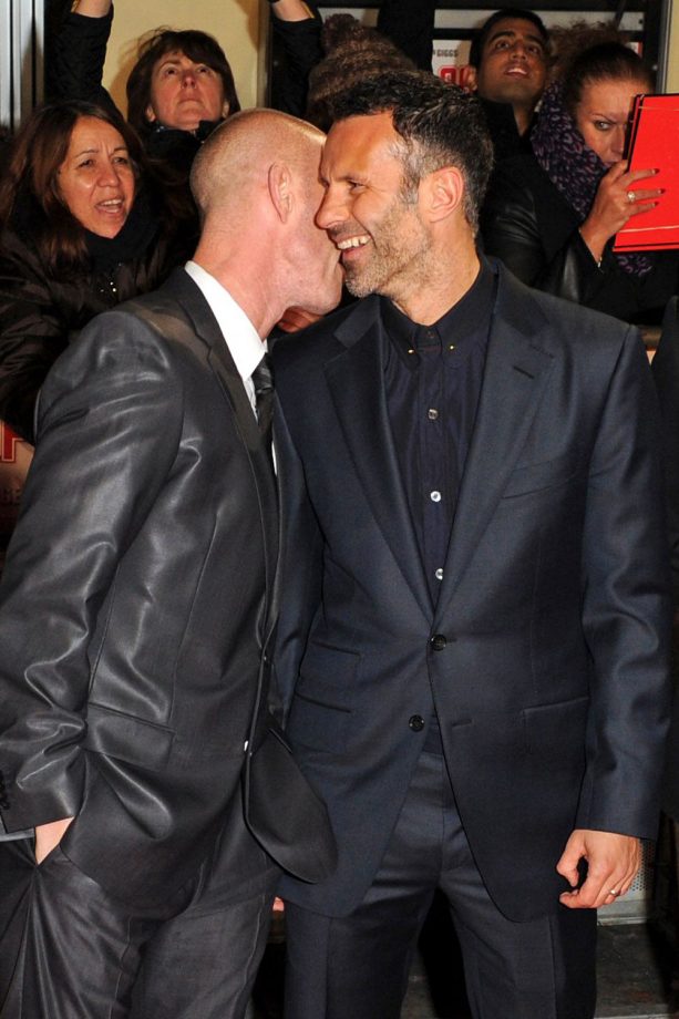 Ryan Giggs Shares An Insider Joke With Nick Butt At 'The Class of '92 Film Premiere'