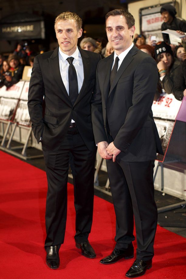 Phil Neville Is Joined By Brother And Former Man U Team Mate Gary Neville For 'The Class of '92 Film Premiere'