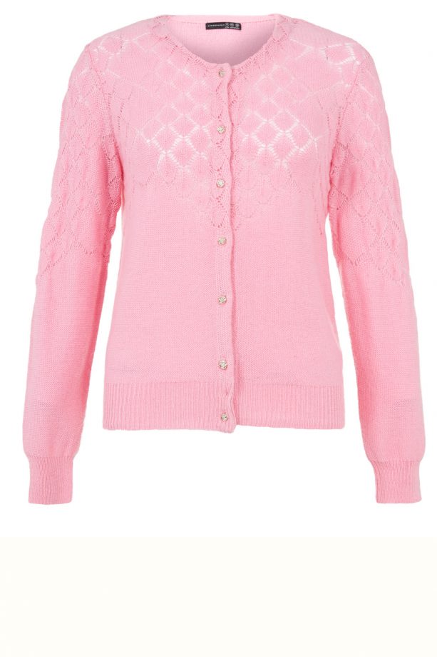 Primark Pink Angora Pointelle Cardigan, £14