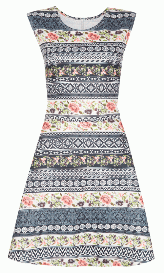 Primark Floral Skater Dress, £13