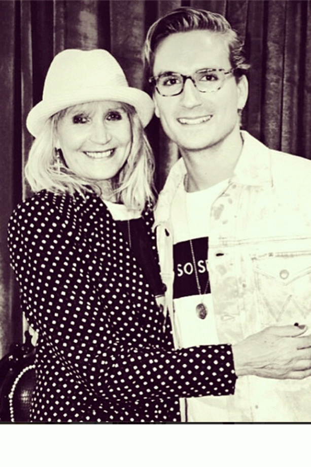 Proudlock Poses With His Mum, 2013