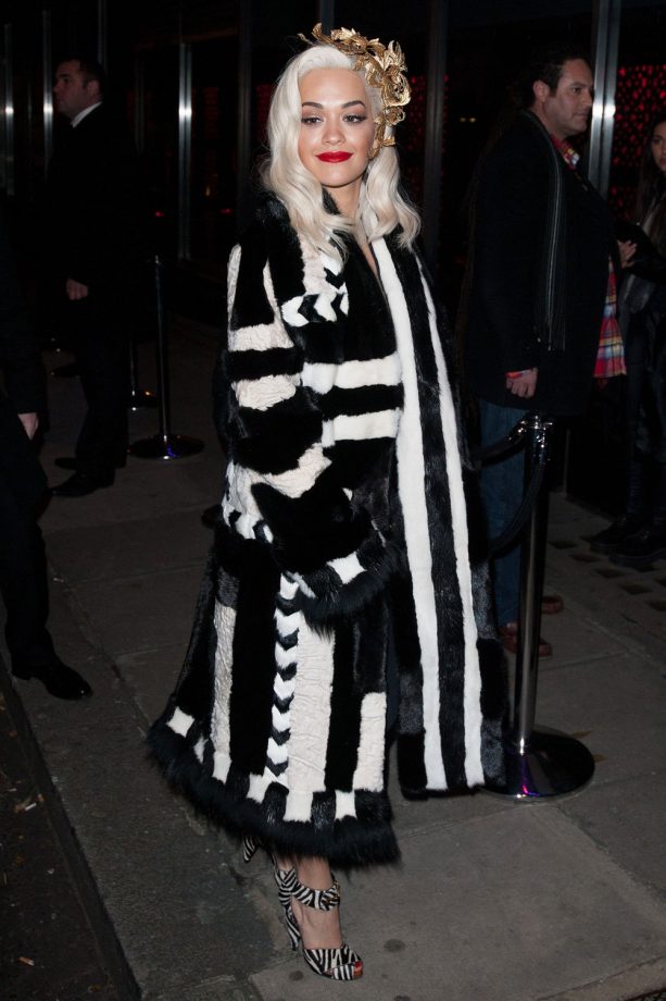 Rita Ora At The Playboy 60th Anniversary Party