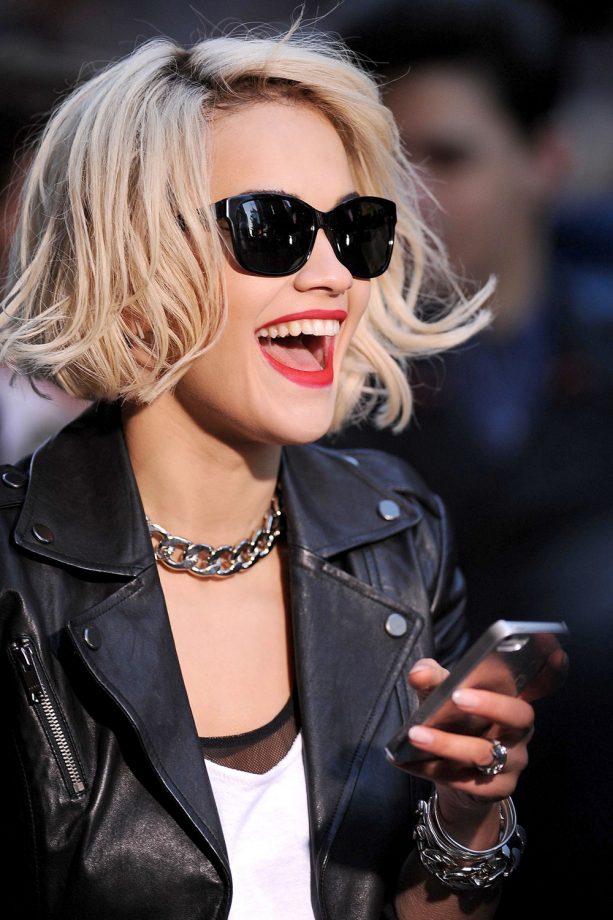 Rita Ora DKNY Photo Shoot, Time Square, New York