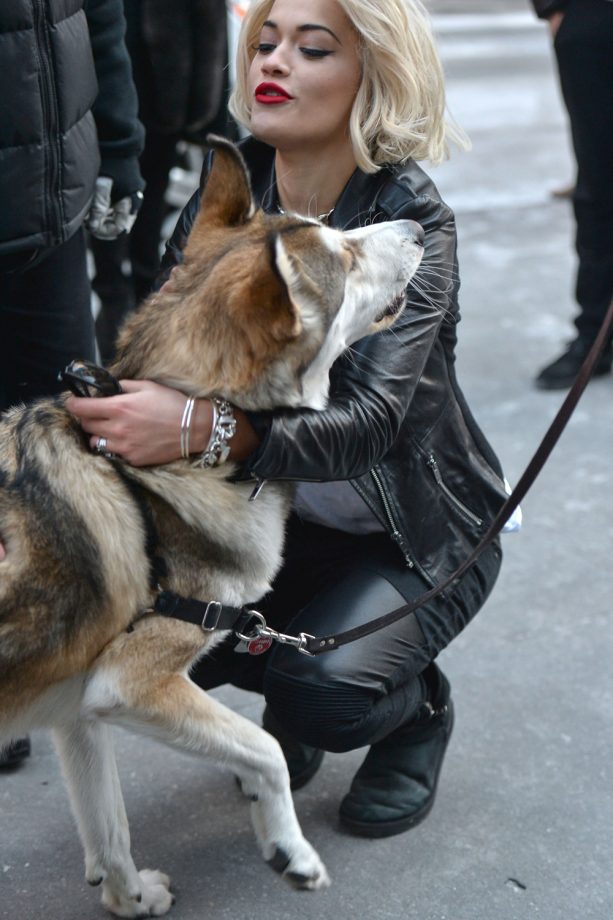 Rita Ora DKNY Photo Shoot, Time Square, New York