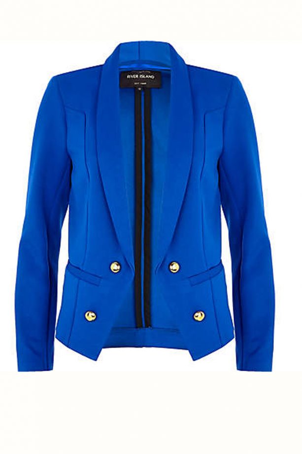 River Island Black Tuxe Jacket, £45