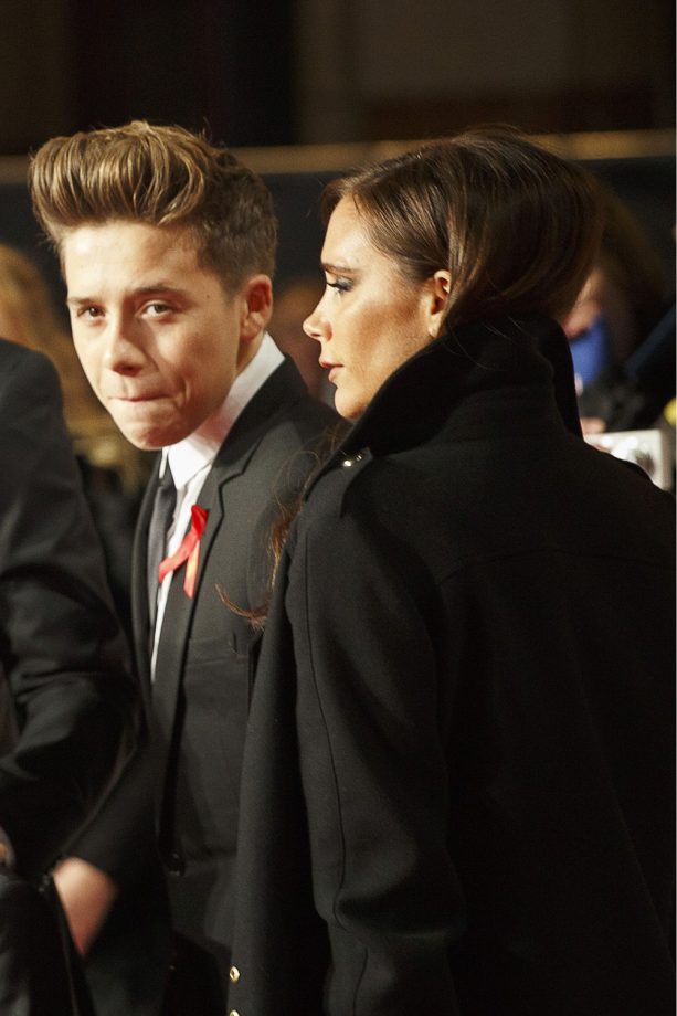 Victoria Beckham Cosies Up To Her Eldest Brooklyn at 'The Class of '92 Film Premiere'