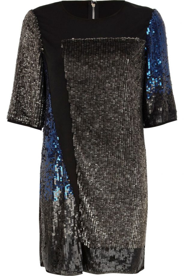 River Island Black Sequin Embellished Dress, £30