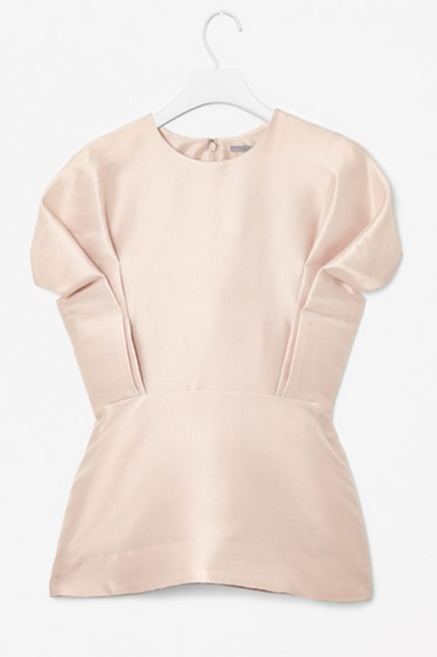 Cos Silk Mix Pleat Top, £79