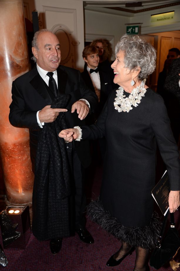 Sir Philip Green and Joan Burstein at The British Fashion Awards 2013