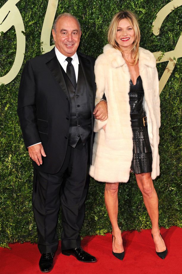Sir Philip Green and Kate Moss Walk The Red Carpet Arm In Arm