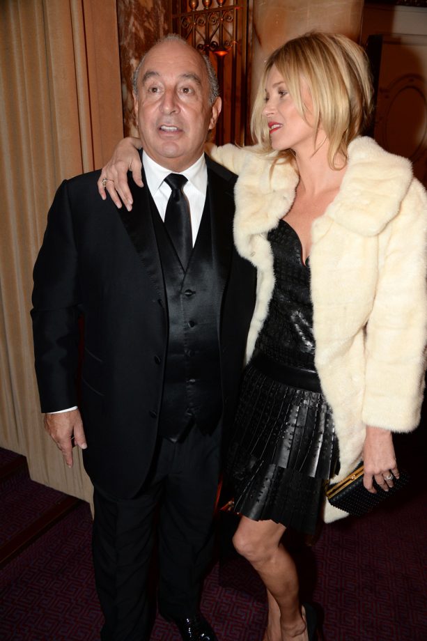 Sir Phillip and Kate Moss Steal A Pic at The British Fashion Awards 2013