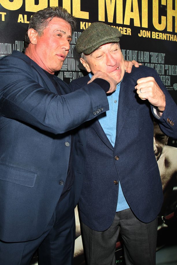 Sylvester Stallone and Robert De Niro Hit The 'Grudge Match' Film Premiere, New York