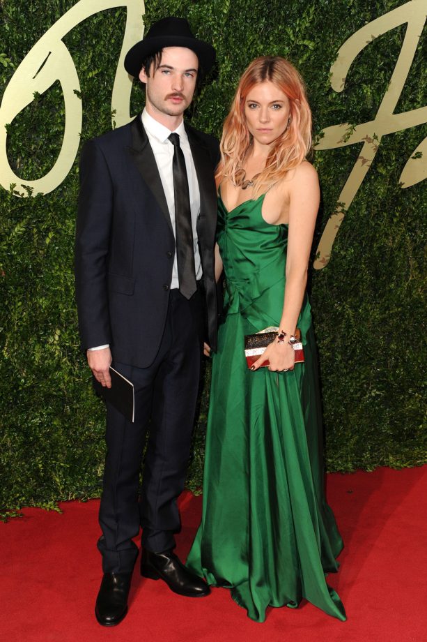 Tom Sturridge Joins Sienna Miller On The Red Carpet, She Wears Dominic Jones at The British Fashion Awards 2013