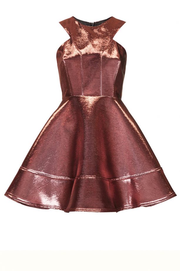 Topshop Two-Tone Bonded Skater Dress, £75